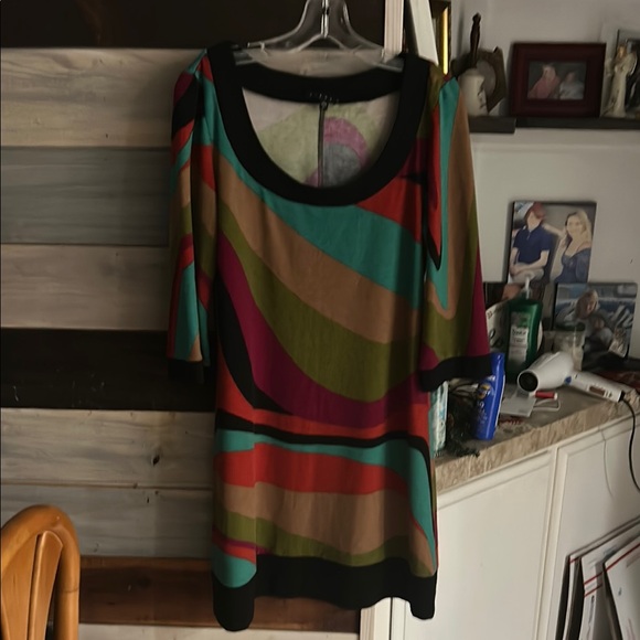 Colorful Striped Dress - Picture 1 of 11